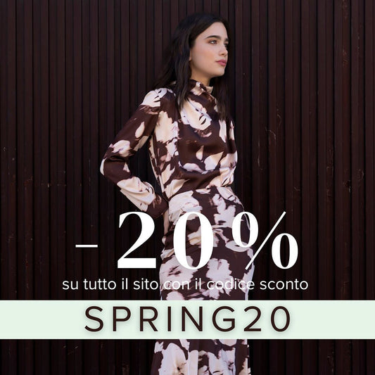 Più di un capo, un’emozione: -20% per celebrare la tua unicità