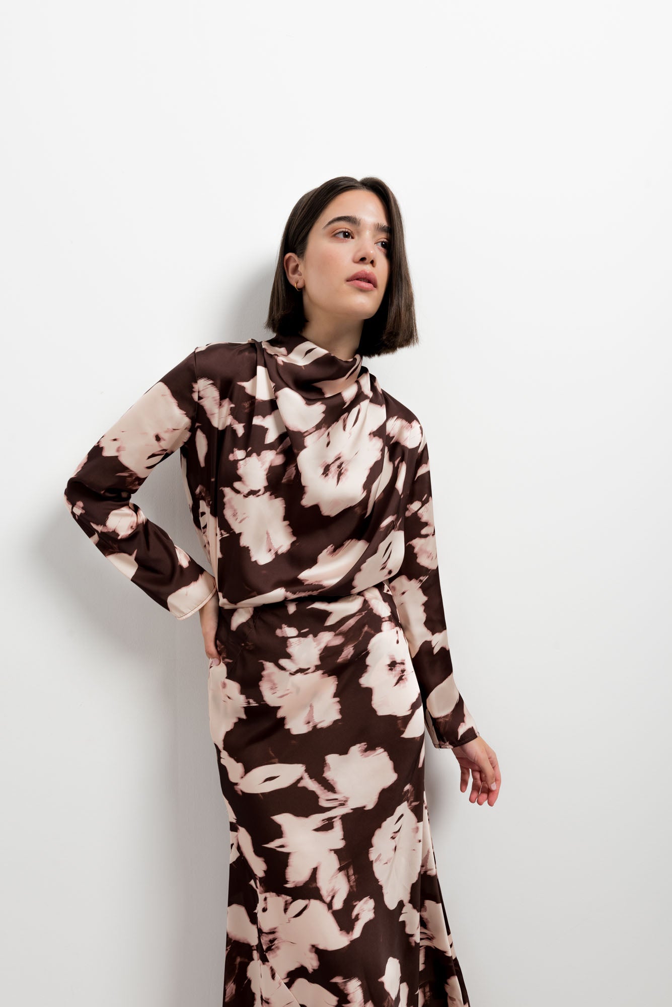 Blusa stampa floreale